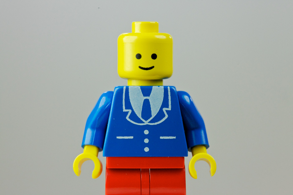 A lego businessman, published as part of: 