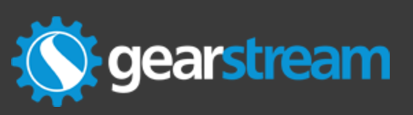 The Gear Stream logo, published as part of "User Research, Persona Development, Wireframing, and Journey Mapping With Gear Stream"