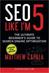 The cover of SEO Like I'm 5, published to "Gift Guide: The 5 Best Digital Marketing Books for Small Businesses and Non-Profits"