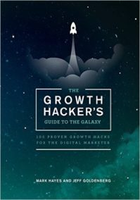 The cover of the Growth Hacker's Guide to the Galaxy, published to "Gift Guide: The 5 Best Digital Marketing Books for Small Businesses and Non-Profits"