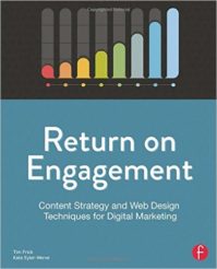 The cover of Return on Engagement, published to "Gift Guide: The 5 Best Digital Marketing Books for Small Businesses and Non-Profits"