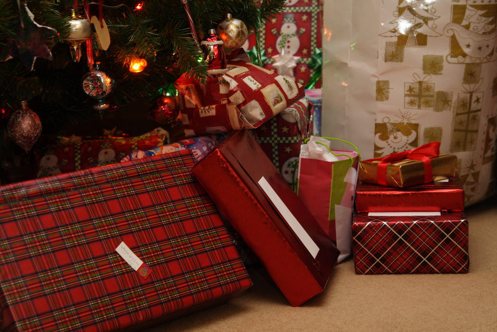 A photo of presents under a Christmas tree, published to "Gift Guide: The 5 Best Digital Marketing Books for Small Businesses and Non-Profits"